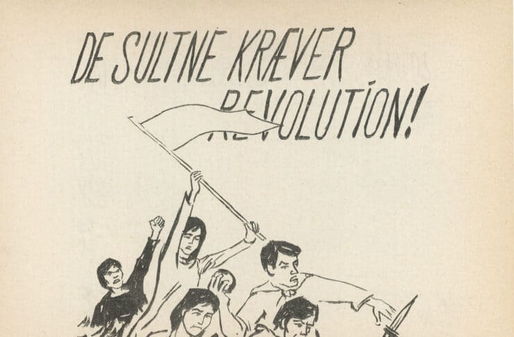 Plakat udgivet af KUF i anledning af OL i Mexico 1968.