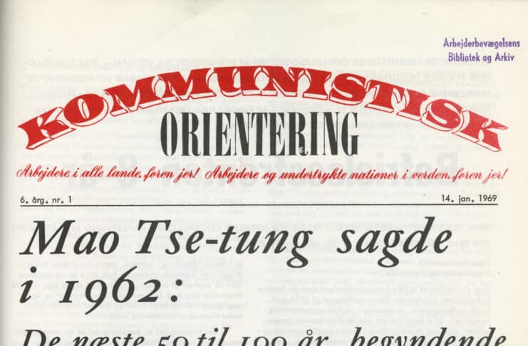 Kommunistisk Orientering 1969, nr. 1 - Forside