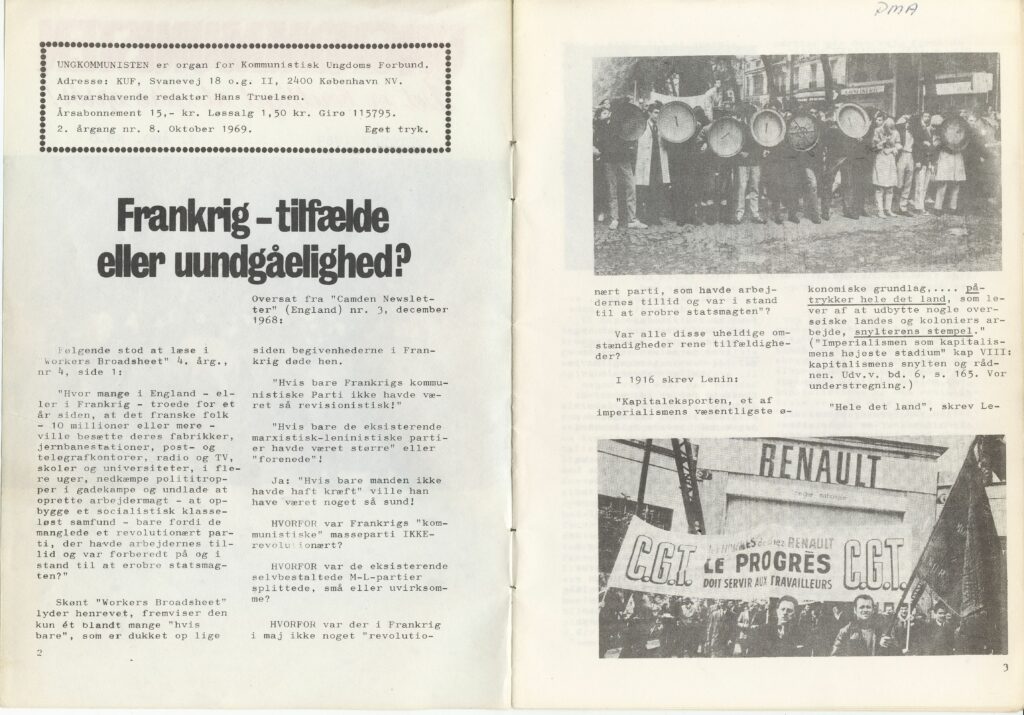 Ungkommunisten 1969 nr. 8 s. 2-3.