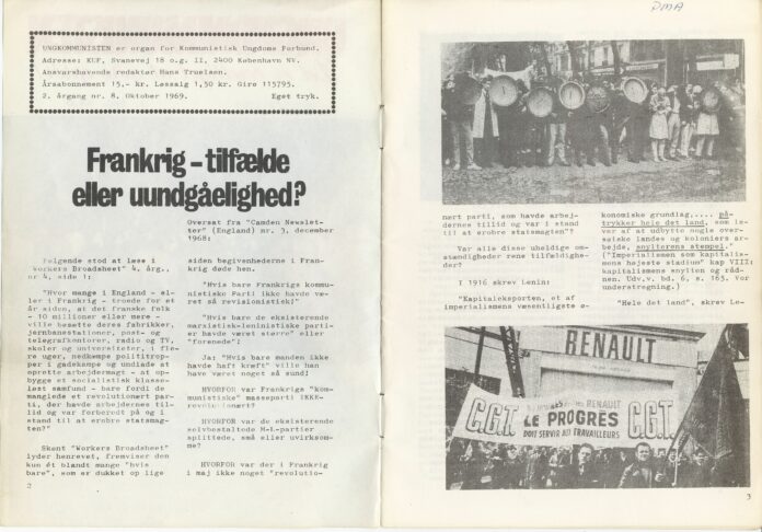 Ungkommunisten 1969 nr. 8 s. 2-3.