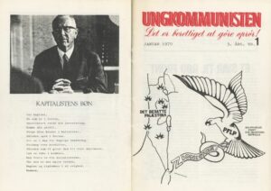 Omslaget til Ungkommunisten 1970, nr. 1.
