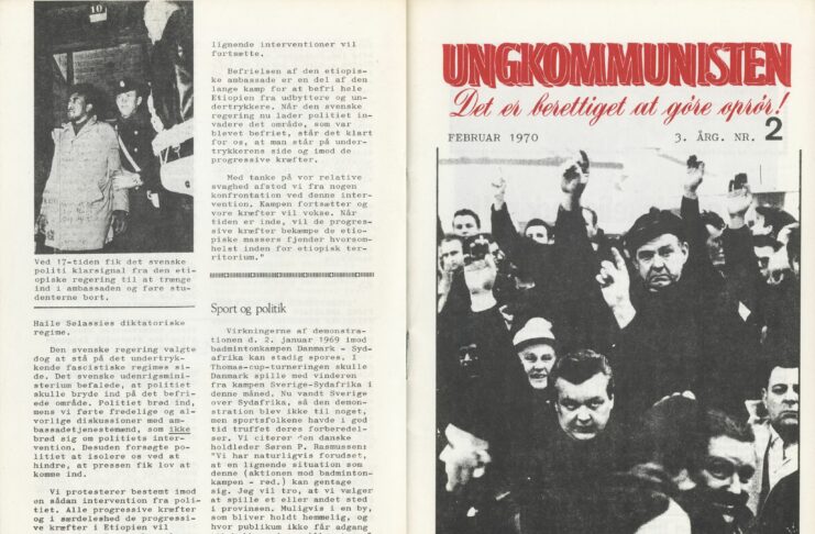 Omslag til Ungkommunisten 1970 nr. 2.