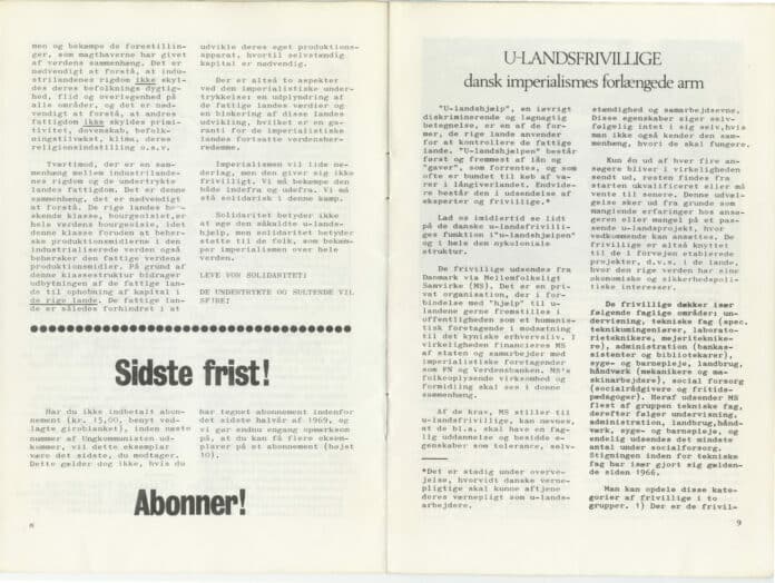 Ungkommunisten 1970 nr. 3, s. 8-9.