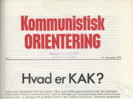 Kommunistisk Orientering, nr. 1, 1974
