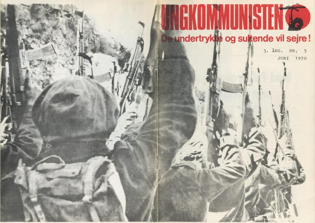 Omslag til Ungkommunisten 1970 nr. 5.