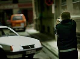 Stilbillede fra filmen "Blekingegadebanden" instrueret af Anders Riis-Hansen, Bastard Film.