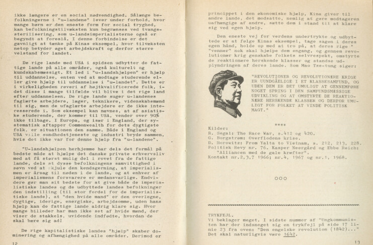 Ungkommunisten1968, nr. 10 s. 12-13.