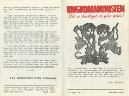 Ungkommunisten 1968 nr. 2, omslag