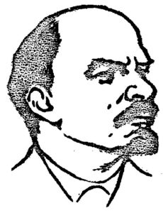 Vignet af Lenin