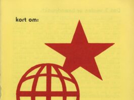Forsiden til "Kort om Manifest - Kommunistisk Arbejdsgruppe"