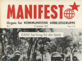 Forsiden af Manifest nr. 2, 1978.