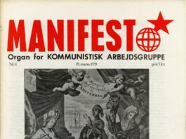 Forsiden af Manifest nr. 4, 1979