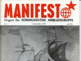 Forsiden af Manifest nr. 7, 1979.