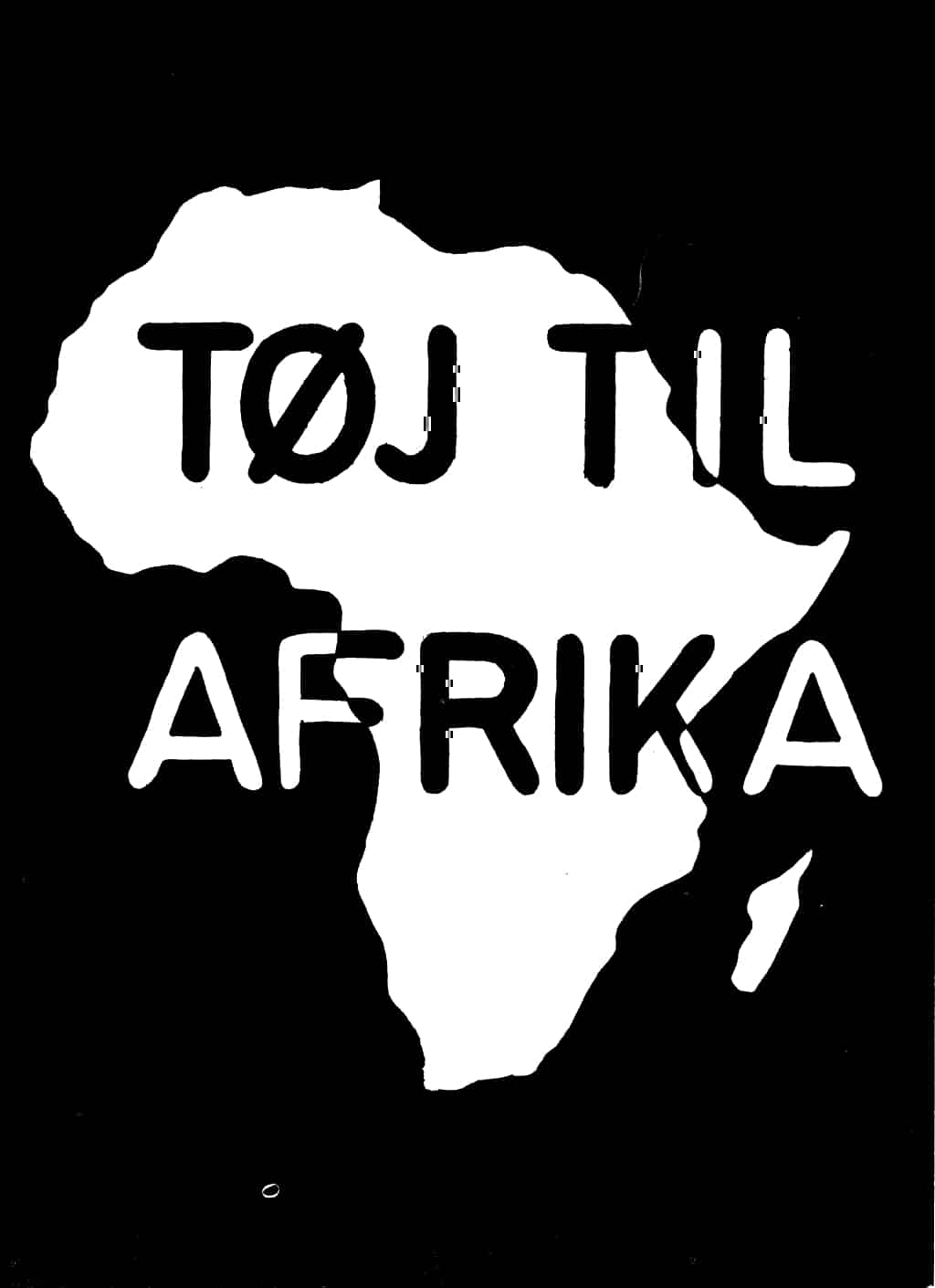 Forside af Folder om Tøj Til Afrika