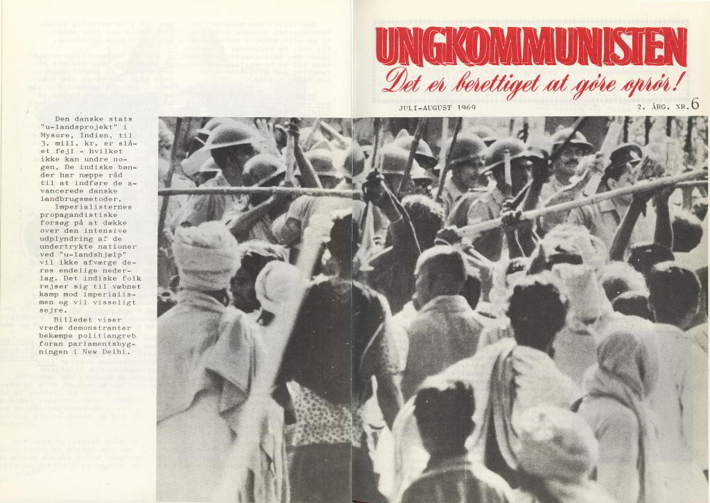 Omslag til Ungkommunisten 1969 nr. 6
