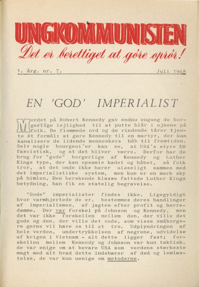 Ungkommunisten1968, nr. 7, s. 1.
