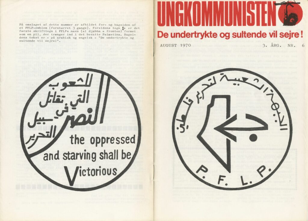 Omslag til Ungkommunisten 1970 nr. 6.